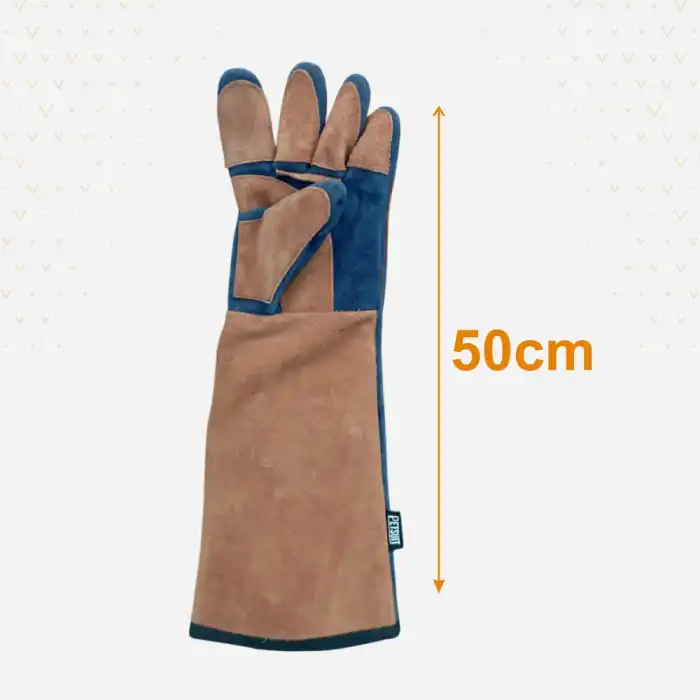 Bustark Koruma Eldiveni (Kedi Tutma Eldiveni) Dirseğe Kadar Çift - 50cm