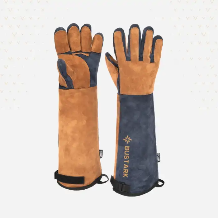 Bustark Koruma Eldiveni (Kedi Tutma Eldiveni) Dirseğe Kadar Çift - 55cm