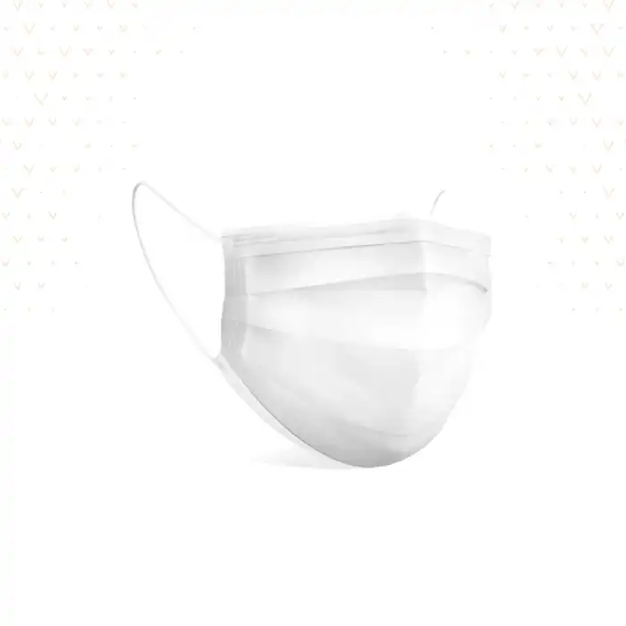 Maske 3 Katlı Meltblownlu Telli Cerrahi - Beyaz 50li Kutu