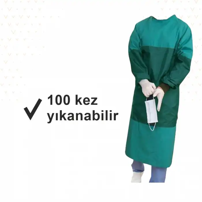 Cerrahi Yıkanabilir Önlük - Box Önlük (Standart Boy)
