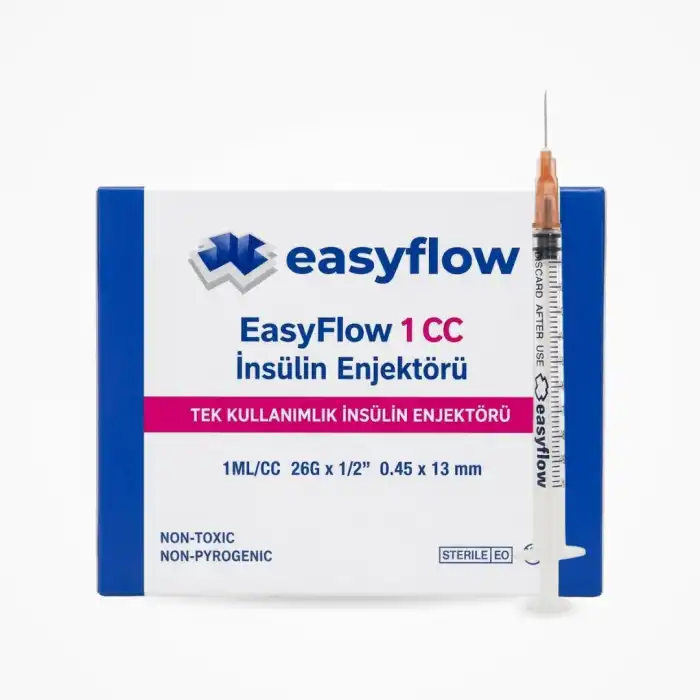 Easyflow İnsülin Enjektörü 1 ml (26G) 100lü Kutu