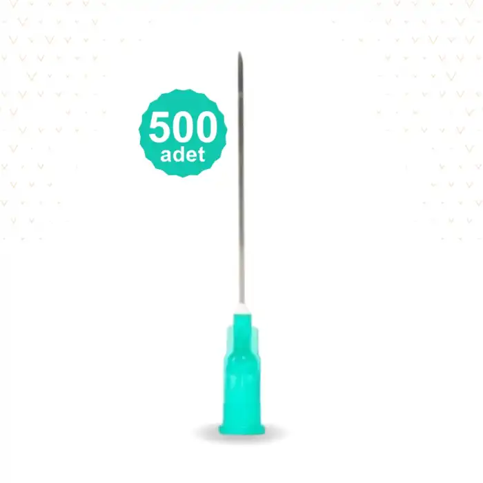 Enjektör Ucu (38mm) Yeşil 500 lü Kutu