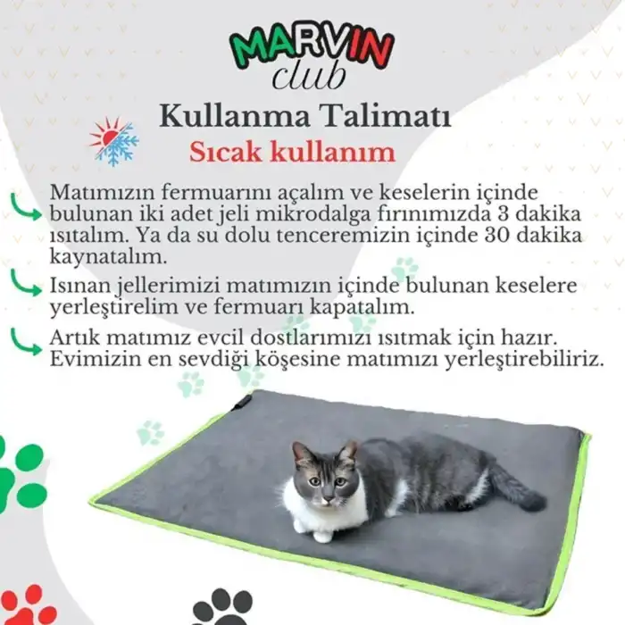 Soğuk Sıcak Kullanılabilen İklimlendirme Matı 60x40cm