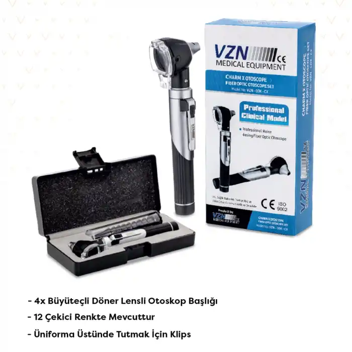 Fiber Optik Otoskop Set (Heine Dizayn COX-CX)