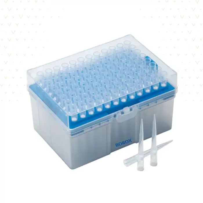 Filtreli Pipet Ucu Steril 100 µl - Uzun Şeffaf 96lı Paket