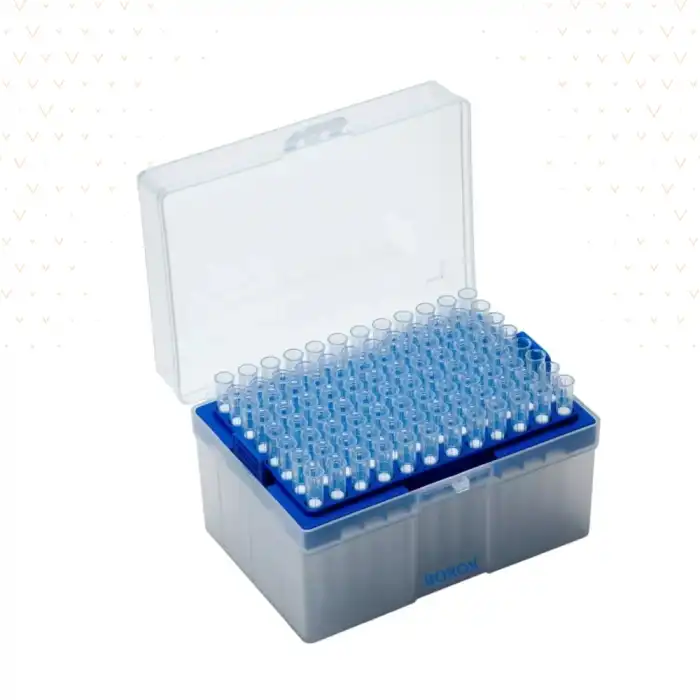 Filtreli Pipet Ucu Steril 100 µl - Uzun Şeffaf 96lı Paket