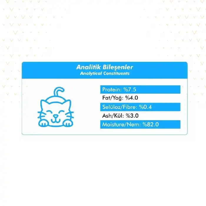 Foodline Somonlu Parça Etli Yetişkin Kedi Konserve 400gr x 6 Adet