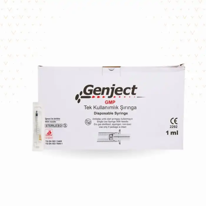 Genject 1 ml (Contalı) 26G İnsülin Enjektörü 500lü Kutu