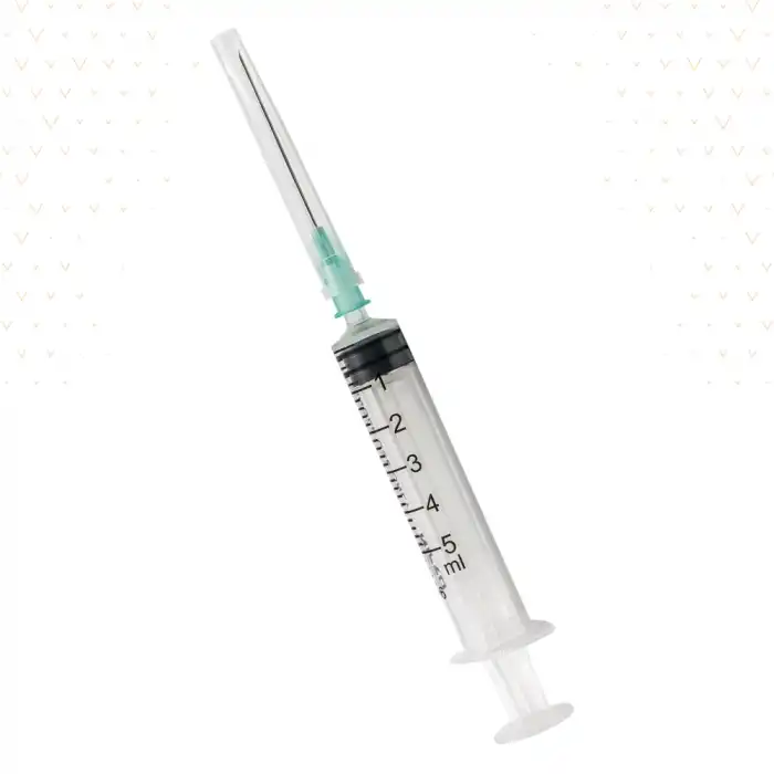 Genject 5 ml (Contalı) 3P Uzun Yeşil Uçlu Enjektör (21Gx38mm) 250li Kutu