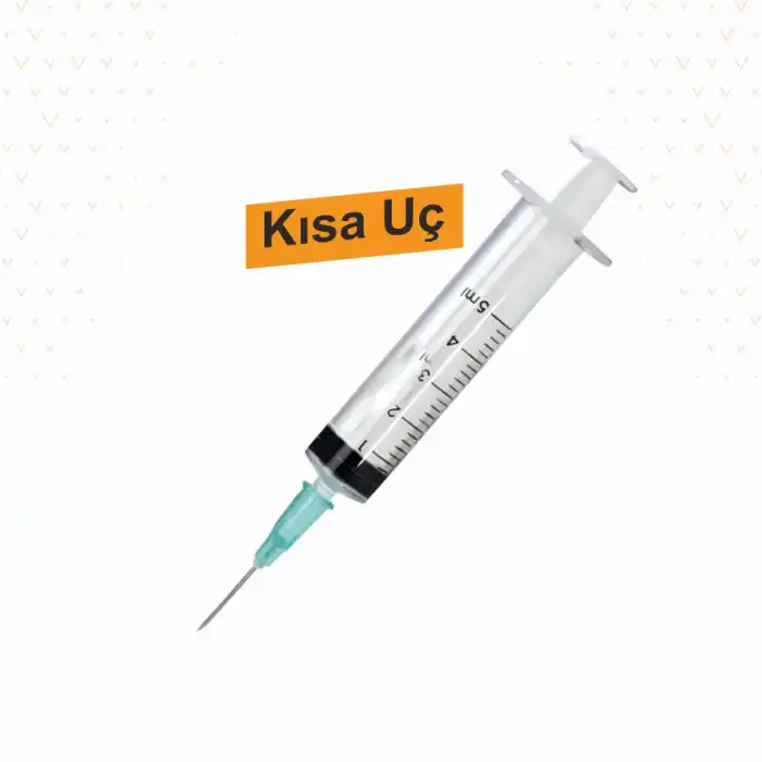 Genject 5 ml 3Parça (Contalı) Kısa ve Yeşil Uçlu Veteriner Enjektörü 250li Kutu