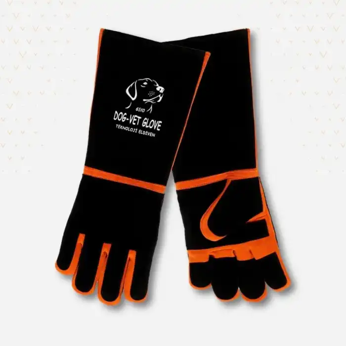 Köpek Tutma & Yakalama Eldiveni (Koruma Veteriner Eldiveni)