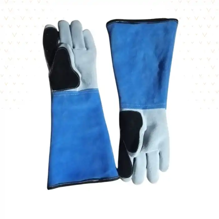 Kedi Tutma-Yakalama Eldiveni (Koruma Veteriner Eldiveni) - Mavi