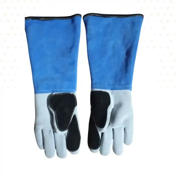 Kedi Tutma-Yakalama Eldiveni (Koruma Veteriner Eldiveni) - Mavi