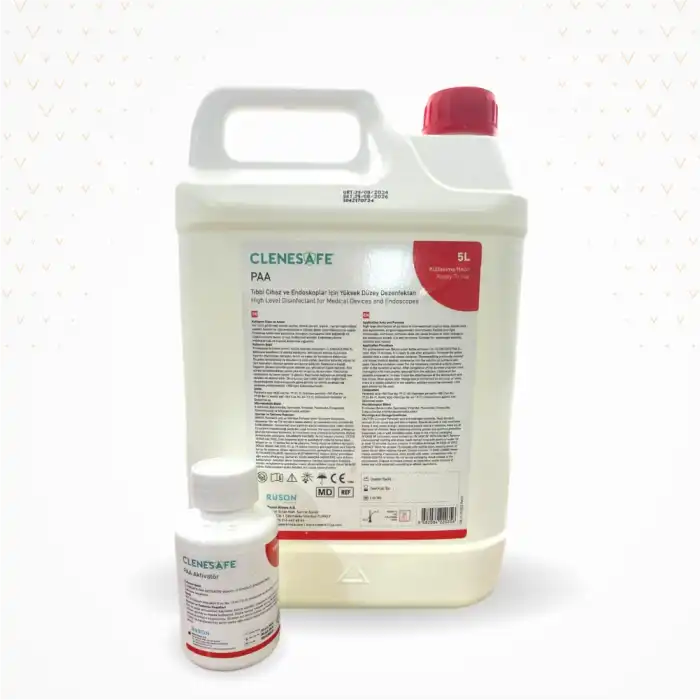 PAA Tıbbi Cihaz ve Endoskoplar için Asit Bazlı Dezenfektan 5 LT