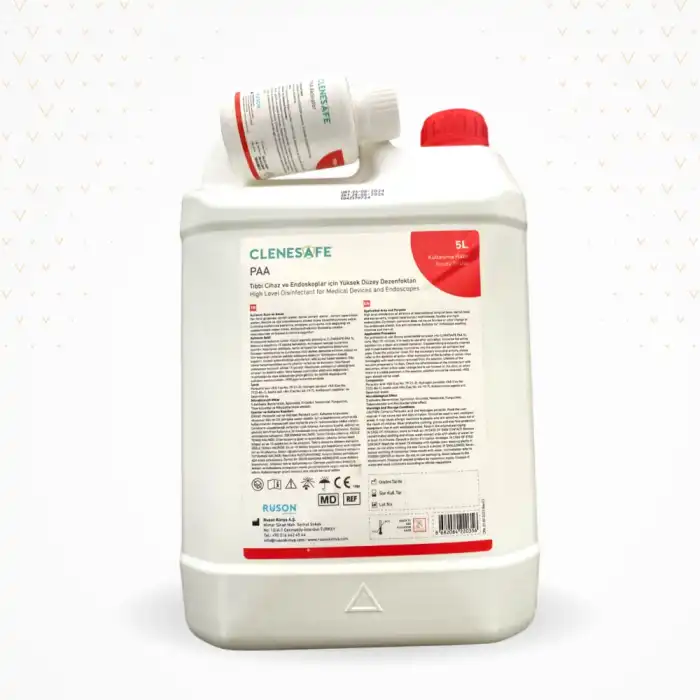 PAA Tıbbi Cihaz ve Endoskoplar için Asit Bazlı Dezenfektan 5 LT
