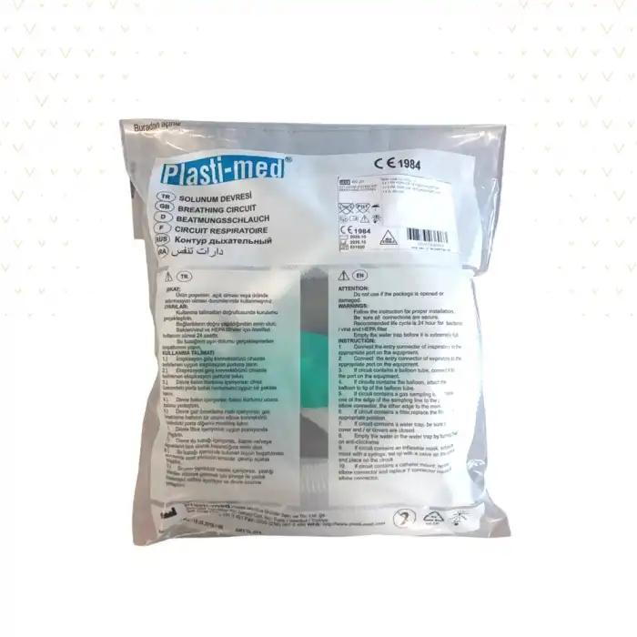 Plasti-Med Anestezi (Solunum) Devresi Koruge Yetişkin - Balonlu