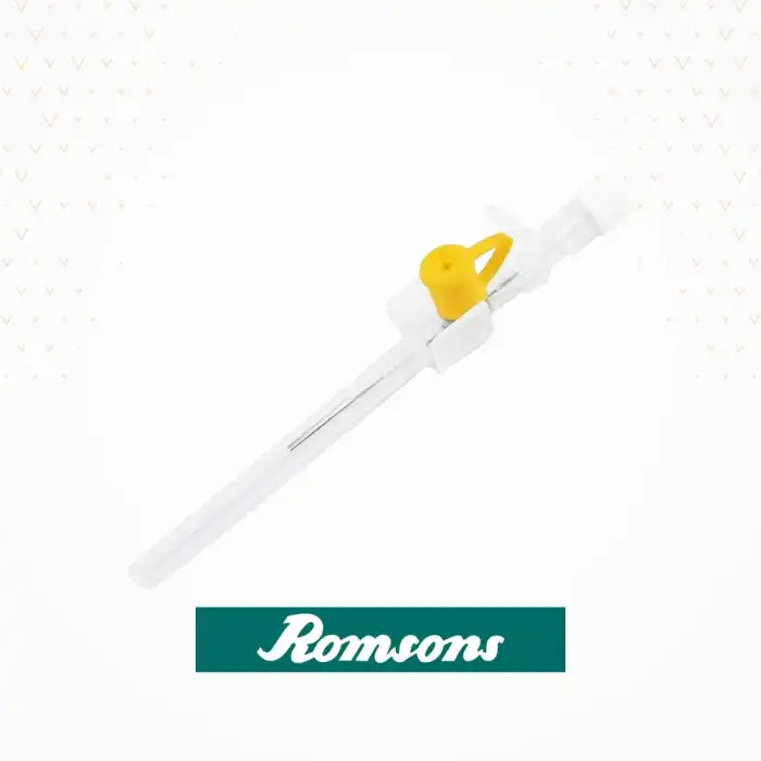 Romsons Branül (İntraket) Sarı 24G 100lü Kutu