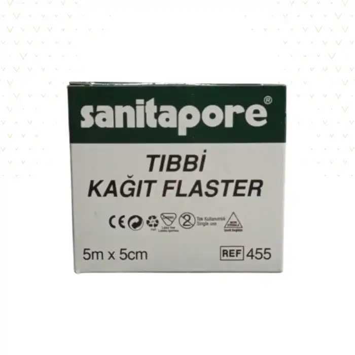 Sanita Kağıt Hipoalerjenik Flaster 5x5 Kesicili