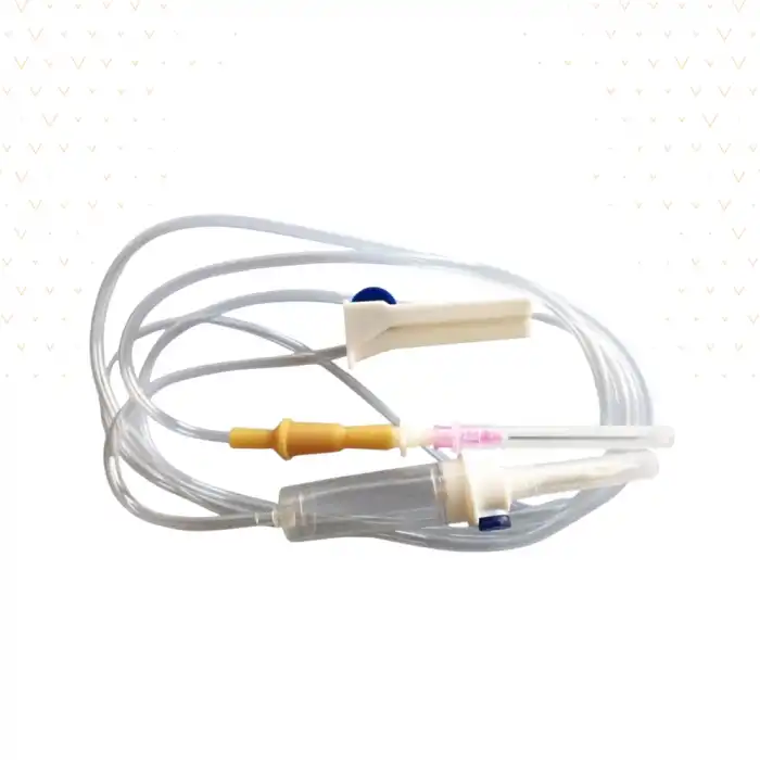 Serum Seti (İnfüzyon Seti) Kilitsiz (Luer Slip) Pembe Uçlu 25li Paket