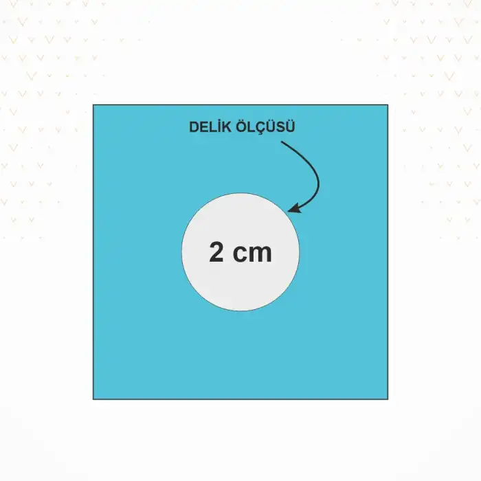 Steril Cerrahi Delikli Serviyet Örtüsü 50cm x 50cm