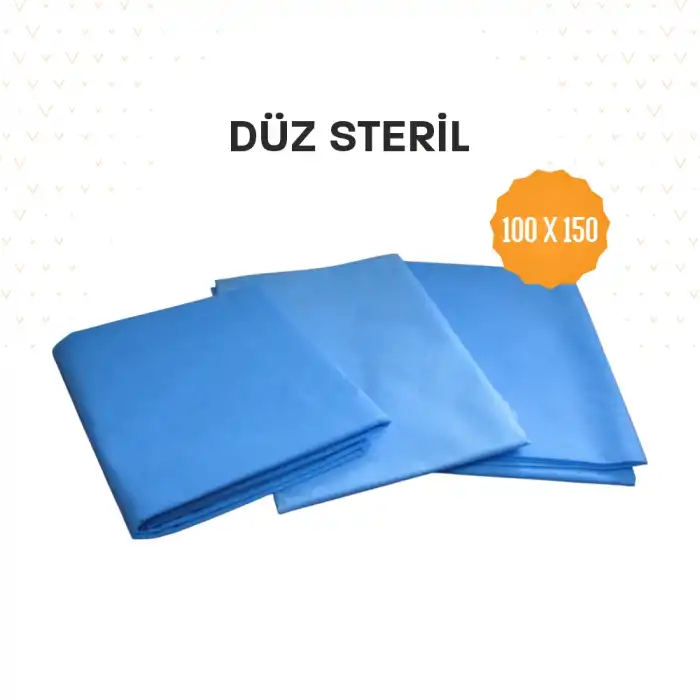 Steril Düz Örtü 100x150