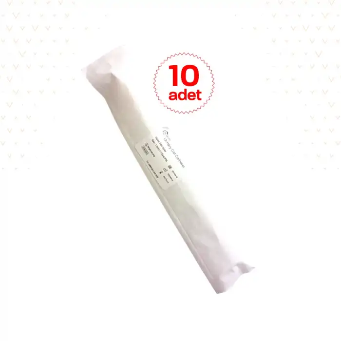 Steril Kedi İdrar Sondası 1.0 130MM 3 Fg Mandrenli Cat 10lu Kutu