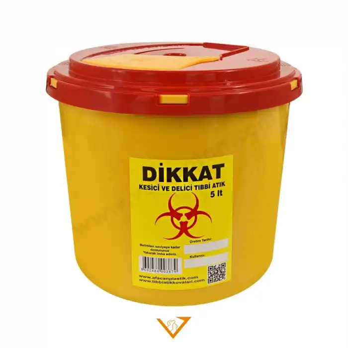 Tıbbi Atık Kovası 5 Lt