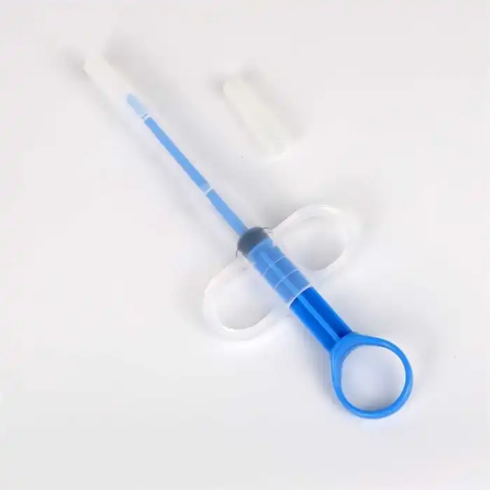Tules Besleme ve Hap Yutturma Enjektörü Plastik (Çift Başlıklı)