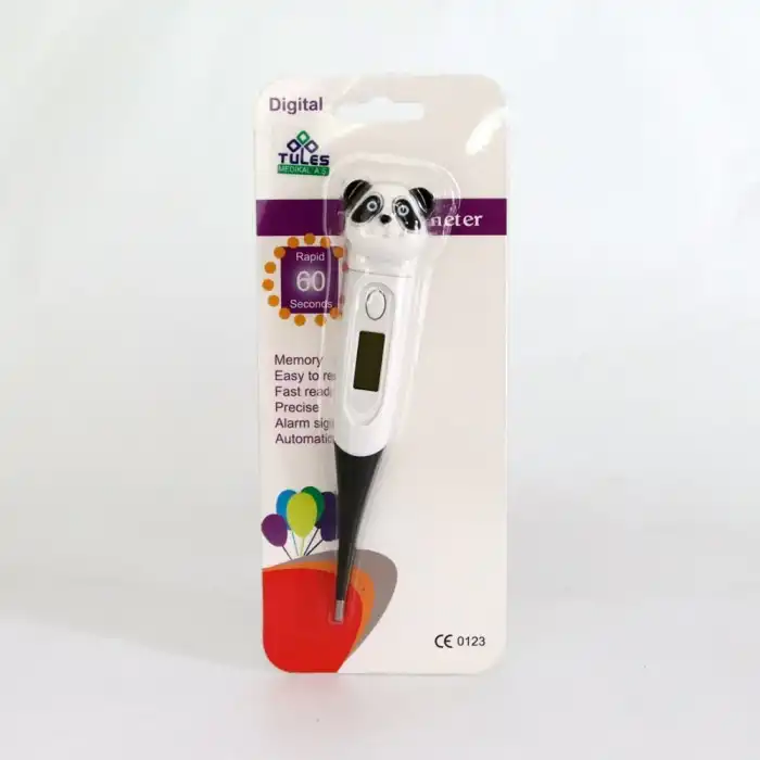 Tules Panda Figürlü Esnek Uçlu Dijital Ateş Ölçer (Derece)