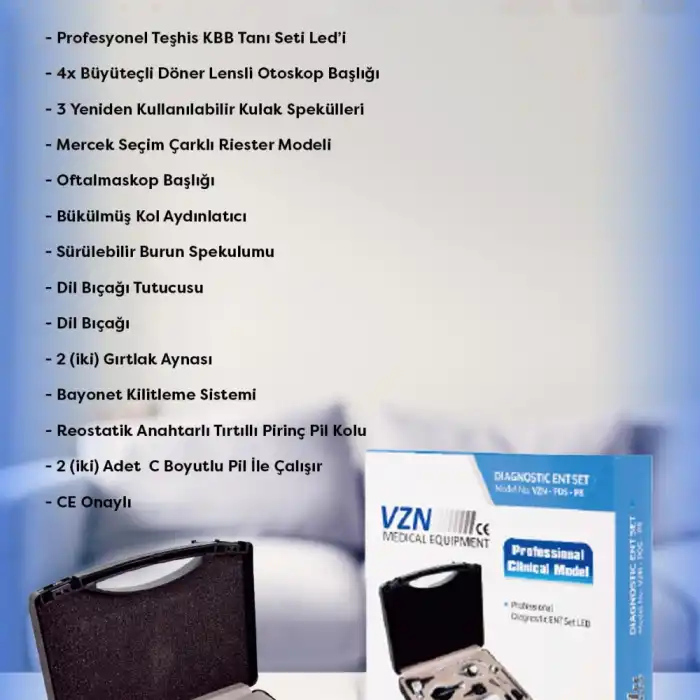 VZN Diagnostik 12li Set (Profesyonel Klinik PDS-P8)