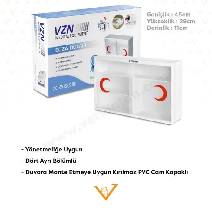 VZN Ecza Dolabı Plastik 30x45cm