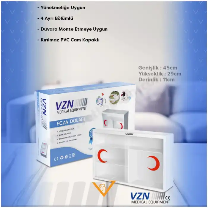VZN Ecza Dolabı Plastik 30x45cm