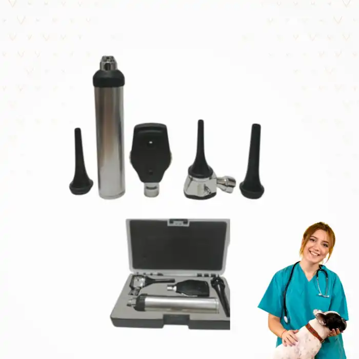 Vzn Veteriner Hekimlere Özel Otoskop - Optahlmaskop Set