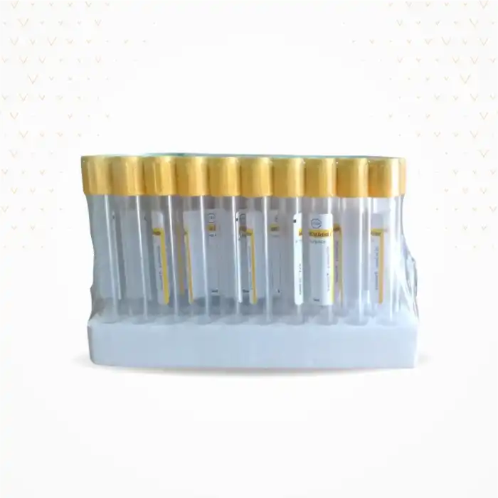 Xinle Vakumlu Jelli Boş Tüp Jel & Aktivatör 5 ML (Sarı Kapak) 100lü Paket