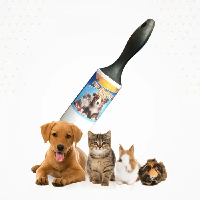 Yapışkanlı Tüy Toplama Rulosu 3lü Takım Seti