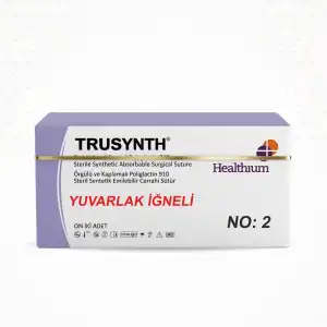 Trusynth PGA Sütür 75cm YUVARLAK (Emilebilir) 12li Kutu No: 2