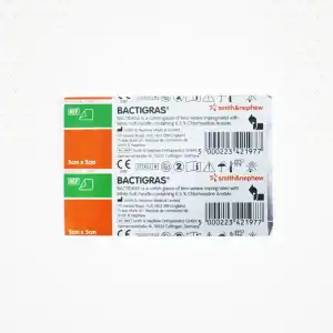 Bactigrass (Yara ve Yanık Örtüsü) 5cm x 5cm - 1 Adet