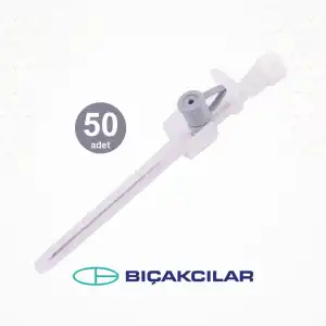 Bıçakcılar Branül (İntraket) Gri (16G) 50li Kutu