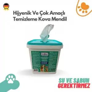 Bioxi  Evcil Hayvanlar İçin Hijyenik Ve Çok Amaçlı Temizleme Kova Mendil