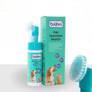 Bioxi Kedi Köpek Pati Temizleme Köpüğü 150 ml (Ucu Fırçalı Köpük)