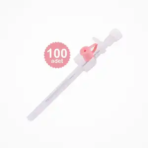 I. V FLON Branül (İntraket) Pembe 20G 100 lü Kutu