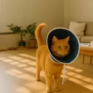 Kedi İçin Ekonomik Bez Yakalık