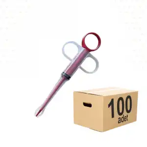 Kedi Köpek Hap Yutturma Enjektörü - 100 Adet