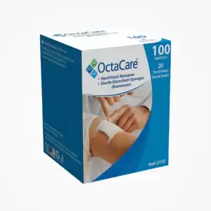 Octacare Gaz Kompres Steril 7,5cm x 7,5cm 100lü Kutu