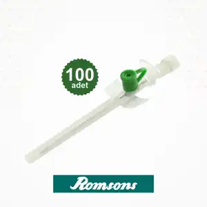 Romsons Branül (intraket) Yeşil 18G 100lü Kutu