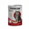 Foodline Biftekli Parça Etli Yetişkin Kedi Konserve 400gr x 6 Adet