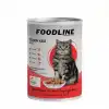 Foodline Kuzu Etli Yetişkin Kedi Konservesi 400 Gr x 6 Adet