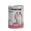 Foodline Tavuklu Yavru Kedi Konservesi 400 Gr x 6 Adet