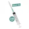 Genject 5 ml (Contalı) 3P Uzun Yeşil Uçlu Enjektör (21Gx38mm) 250li Kutu