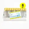 Vakumlu Jelli Boş Tüp 8 ML (Sarı Kapak) 100lü Paket